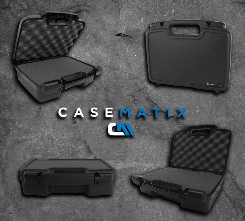 Casematix Travel Hard Case fits Rif6 Cube , UO Smart Beam Laser , AAXA S2 , Tenker Cube S6 , Philips PicoPix Max , LG Minibeam and Amaz-Play Mobile Pico Projector with Small Accessories - LeoForward Australia
