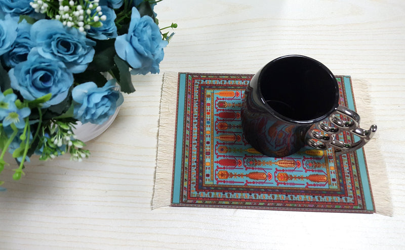 Floral Oriental Carpet Mouse Pad, SUPCOW Funny Rug Mouse Mat Style09 10.5"x 7" x 1/6" - LeoForward Australia