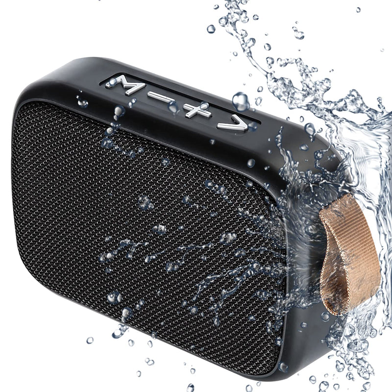  [AUSTRALIA] - Bluetooth Speakers,IPX7 Waterproof Shower Speakers,Portable Wireless Speaker with Stereo Sound,Support FM Radio,Outdoor Wireless Speaker for iPhone iOS/Android at Party, Travel, Beach, Home, Camping