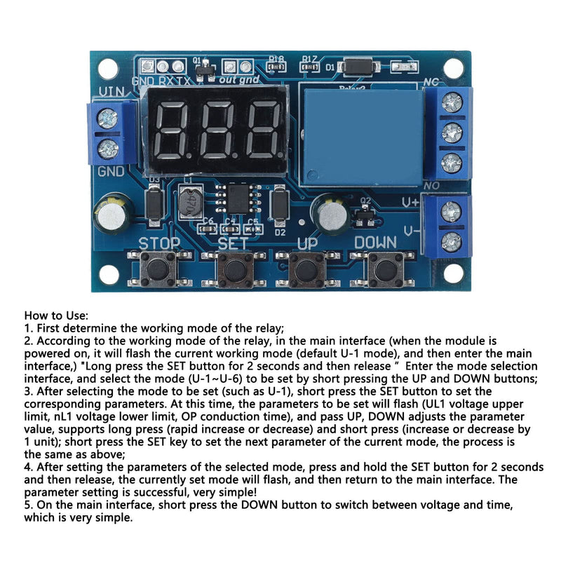  [AUSTRALIA] - Battery charge-discharge module, integrated timing under-voltage over-voltage protection board