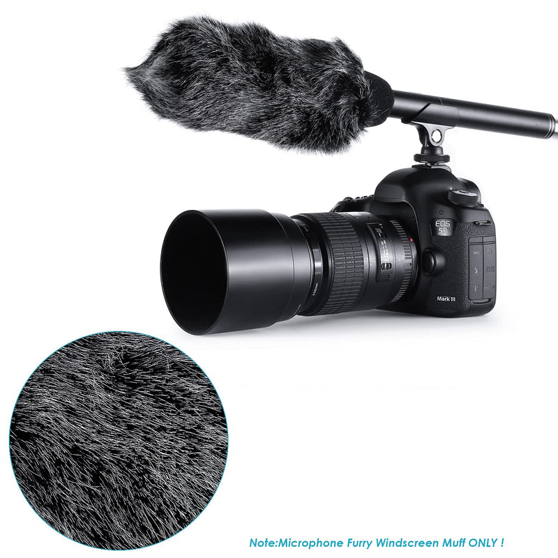  [AUSTRALIA] - Neewer NW-MIC-121 Outdoor Microphone Furry Windscreen Muff for MIC-01 MIC108 MIC-121 Stereo Microphone, TAKSTAR SGC-598, NW-598, SHENGGU SG209 SG108 & Similar Mics