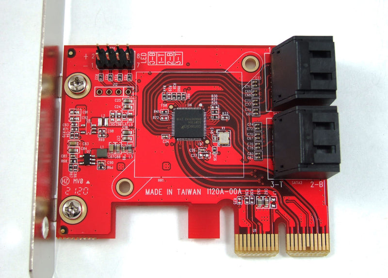  [AUSTRALIA] - Ableconn PEX-SA120 4-Port SATA 6G PCI Express x2 Host Adapter Card (ASMedia ASM1164 Controller)