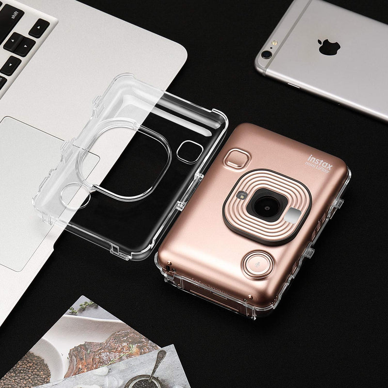  [AUSTRALIA] - Fintie Protective Clear Case for Fujifilm Instax Mini Liplay Hybrid Instant Film Camera- Crystal Hard Cover with Precise Cutout