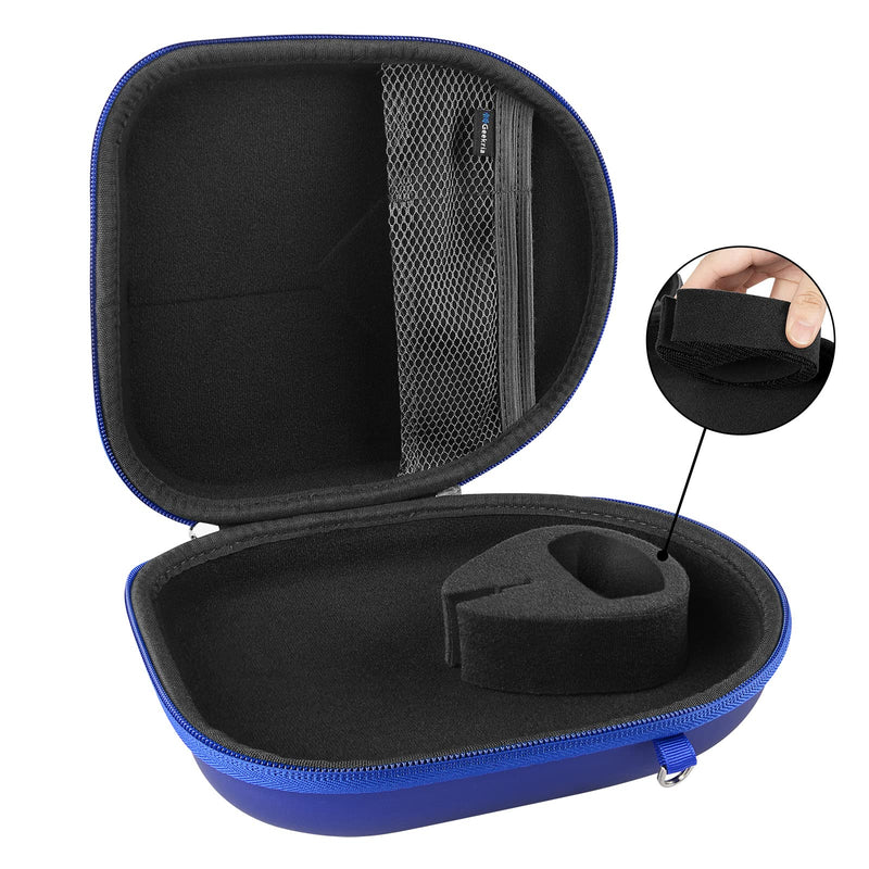  [AUSTRALIA] - Geekria Shield Headphones Case Compatible with JBL Tour ONE, Tune 750NC, Live 650BTNC, Tune 700BT, E65BTNC Case, Replacement Protective Hard Shell Travel Carrying Bag with Cable Storage (Blue) Blue