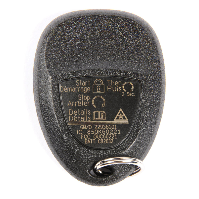  [AUSTRALIA] - ACDelco 22936101 GM Original Equipment 5 Button Keyless Entry Remote Key Fob
