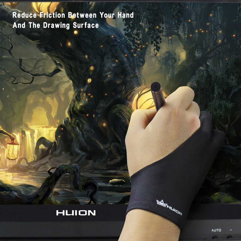  [AUSTRALIA] - Huion Artist Glove for Drawing Tablet (1 Unit of Free Size, Good for Right Hand or Left Hand) - Cura CR-01