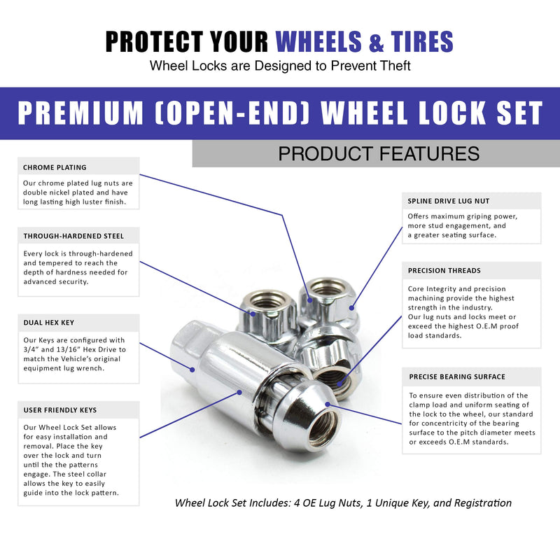 Wheel Lock - OE Acorn - M12 1.5 M12 x 1.50 - LeoForward Australia