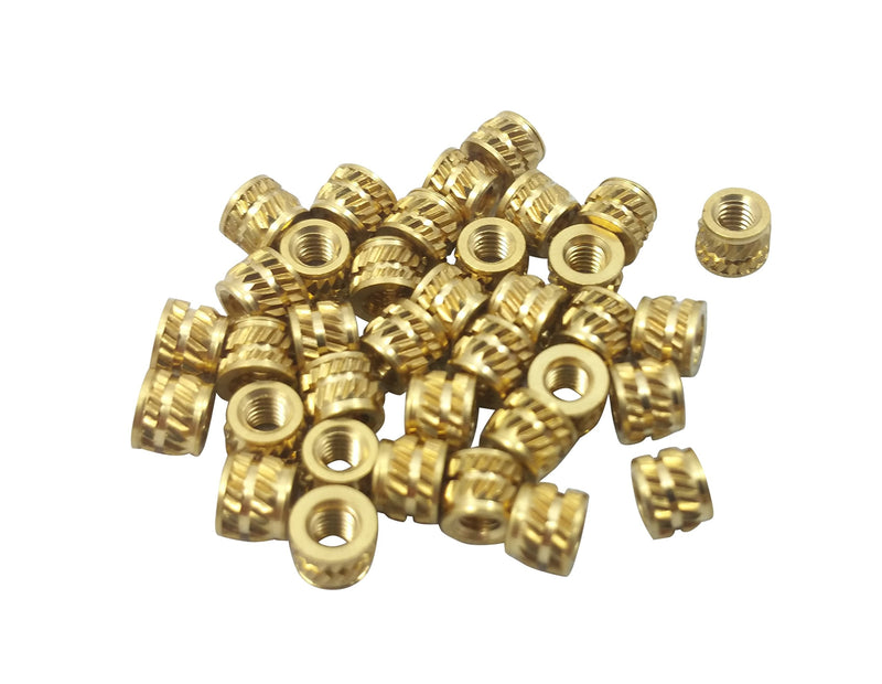  [AUSTRALIA] - [initeq] Qty 50#4-40 4-40 Threaded Heat Set Inserts for 3D Printing (50)