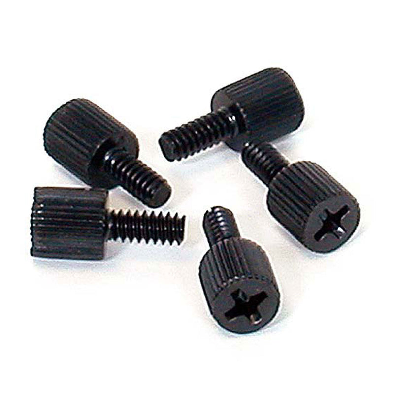  [AUSTRALIA] - StarTech.com 6-32, 5/16in Long Black Metal Computer Case Thumbscrew - Pkg of 50 (SCREWTHUMB)