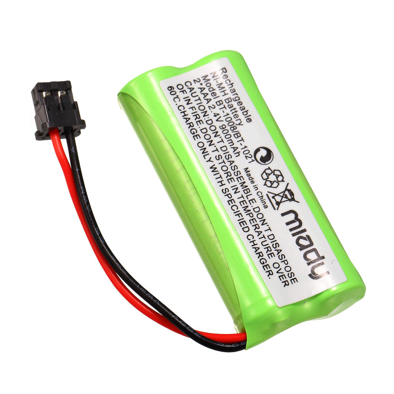  [AUSTRALIA] - Miady 2.4V 2 AAA 900mAh Ni-MH Cordless Home Phone Battery for Uniden BT1008 BT-1008 BT1016 BT-1016 BT1021 BT-1021 WITH43-269 WX12077 Sanyo CAS-D6325 CASD6325 Lenmar CBBT1008 CB-BT1008 (Pack of 3)