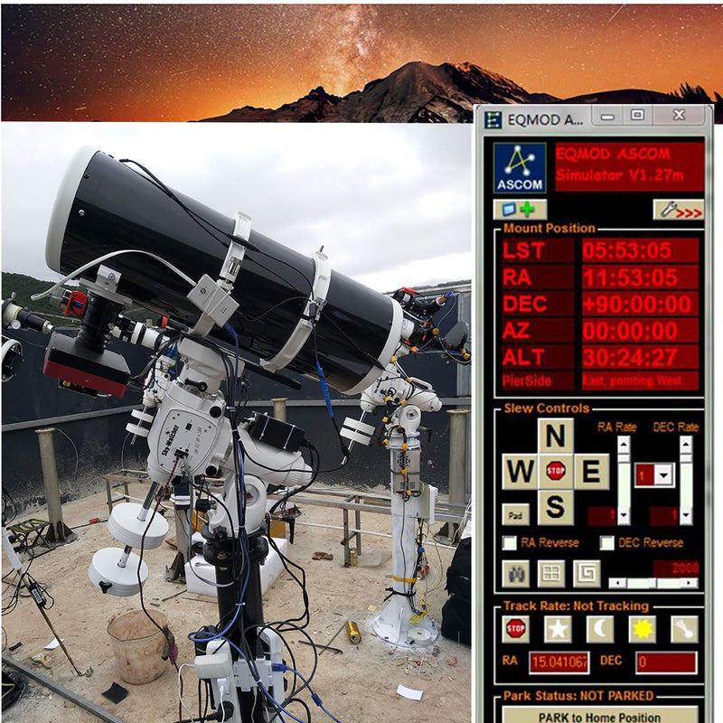 Telescopes Equatorial Mount Control Cable for Skywatcher HEQ5pro AZEQ5 AZEQ6 EQ6-R Support EQMOD ASCOM Set Up Sofware Manual Download (6ft/180cm,Asiair or PC to Mount Black) 6ft/180cm Asiair or PC to Mount Black - LeoForward Australia