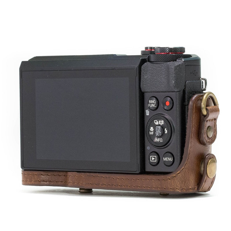  [AUSTRALIA] - MegaGear Canon PowerShot G1X Mark III Ultra Light Neoprene Camera Case, with Carabiner, Gray (MG1378)