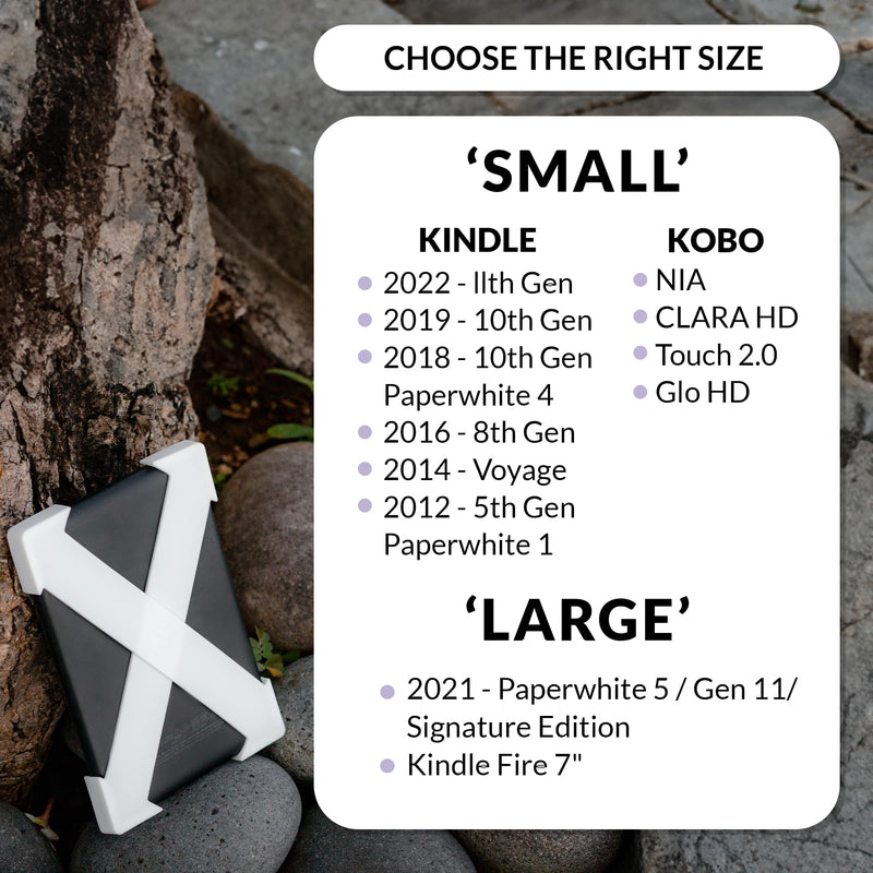  [AUSTRALIA] - Strapsicle Pack of 2 Hand Straps for Paperwhite 11th Generation & Signature Paperwhite | E-Reader Case Compatible with Paperwhite 2022 Large Bondi Blue