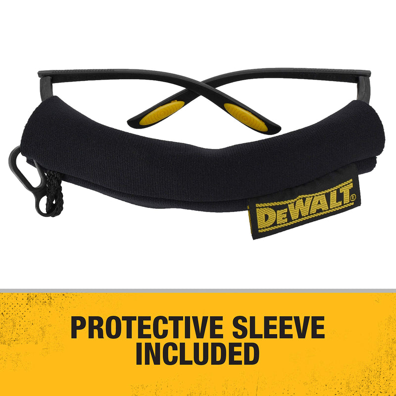Dewalt DPG59-130C Reinforcer Rx-Bifocal 3.0 Clear Lens High Performance Protective Safety Glasses with Rubber Temples and Protective Eyeglass Sleeve - LeoForward Australia