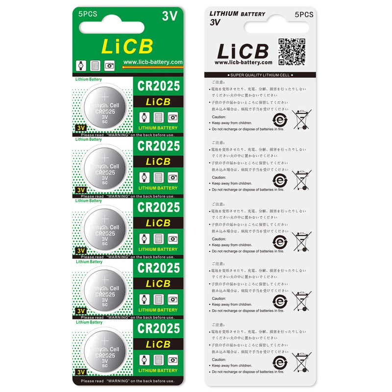 LiCB CR2025 3V Lithium Battery(10-Pack) - LeoForward Australia