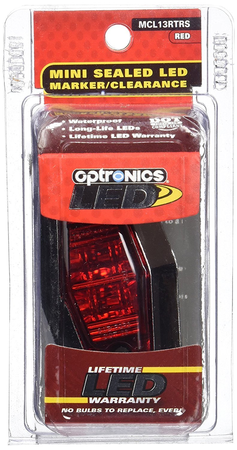  [AUSTRALIA] - Optronics MCL13RTRS Led Marker/Clearance Light, Red