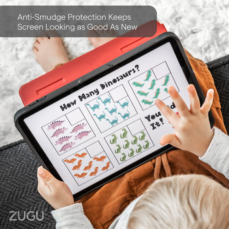  [AUSTRALIA] - Zugu Case Screen Protector for iPad 10.2 inch (7th/8th/9th Gen) - Tempered Glass Scratch-Resistant Film - Fingerprint & Smudge-Resistant Protector - Includes Biodegradable Installation Guide