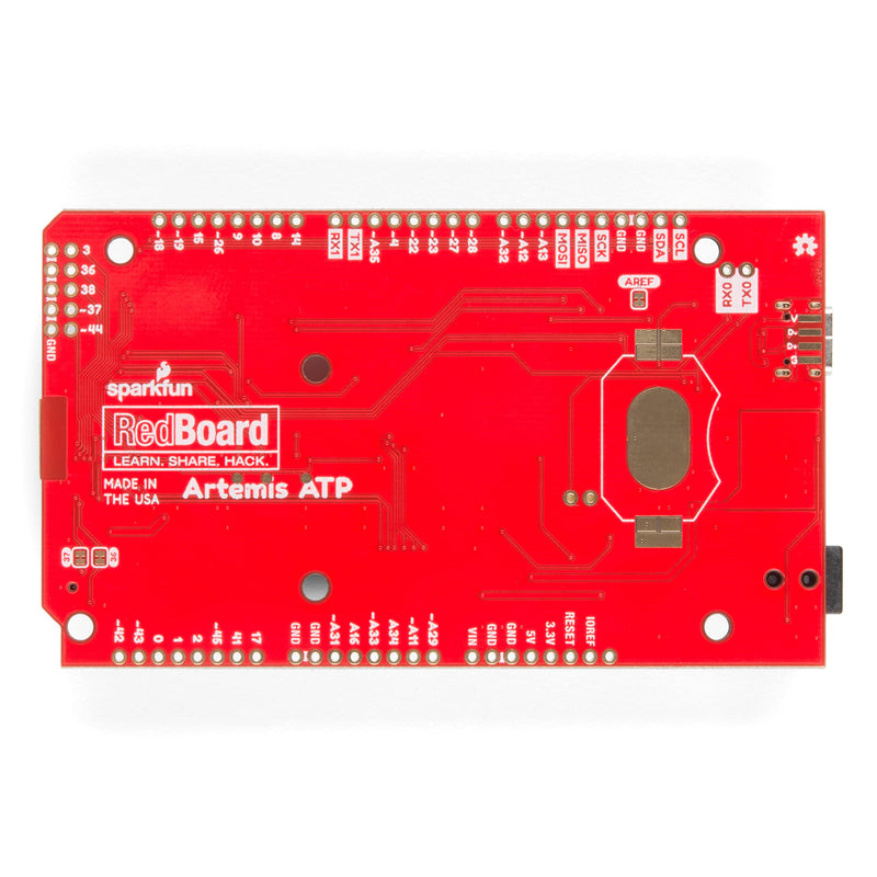  [AUSTRALIA] - SparkFun RedBoard Artemis ATP Machine Learning Development Board Includes BLE 1 megabyte Flash USB-C Qwiic I2C MEMS Microphone Compatible with Arduino IDE platform Run TenserFlow Models Mega Footprint