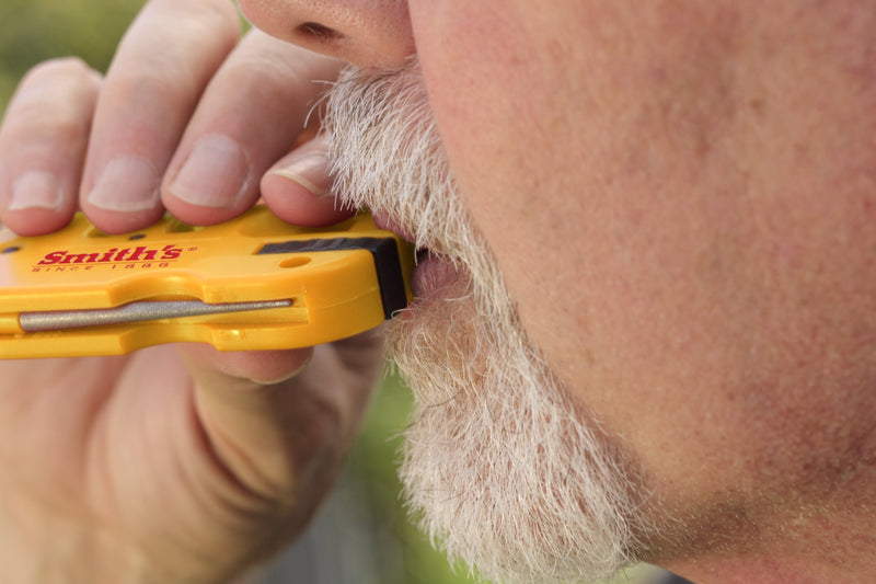 Smith's - S-50364 50364 Pocket Pal X2 Sharpener & Outdoors Tool Yellow - LeoForward Australia