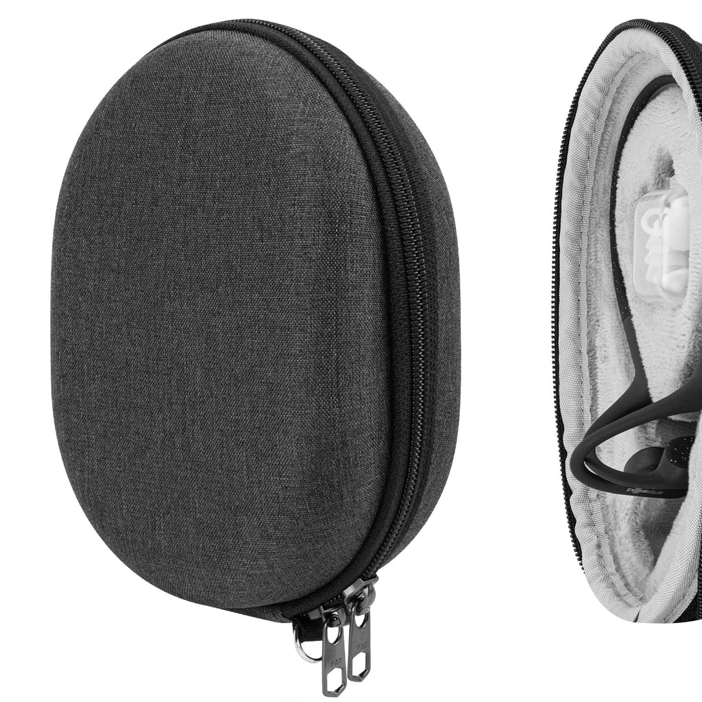  [AUSTRALIA] - Geekria Shield Headphones Case Compatible with AfterShokz Shokz OpenRun Mini, Air, OpenRun Pro, OpenRun, OpenComm, OpenMove Case, Replacement Hard Shell Travel Carrying Bag with Cable Storage