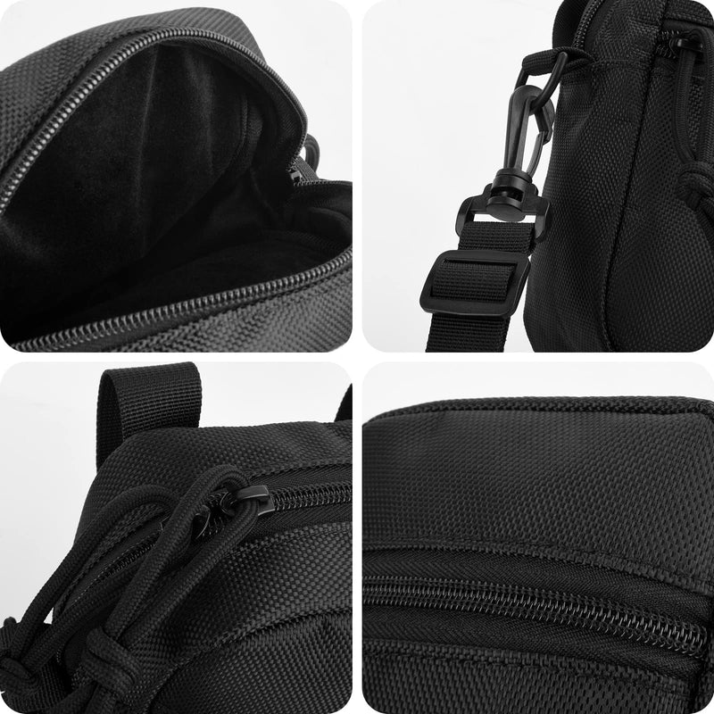  [AUSTRALIA] - Xxerciz Protective Case for Fvtga Night Vision Goggles, Nylon Travel Bag for Night Vision Binoculars, Soft Linner and Shoulder Strap, Side Pocket for SD Card, Data Cable, Manual (Case Only)