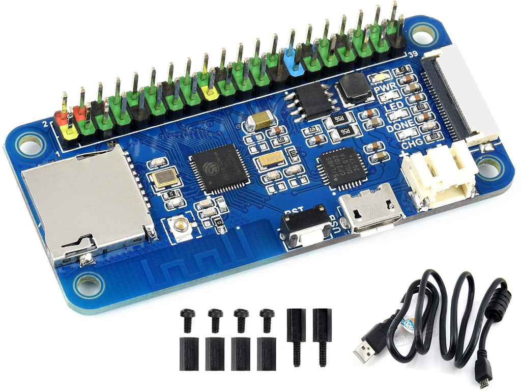  [AUSTRALIA] - ESP32 One Mini Development Board with WiFi/Bluetooth for Raspberry Pi Hats Support Image Recognition Voice Processing Compatible with Arduino and ESP-IDF Software SDK (Without Camera)