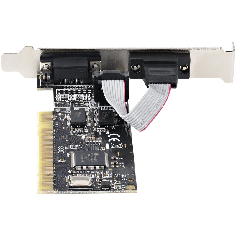  [AUSTRALIA] - StarTech.com 2-Port PCI RS232 Serial Adapter Card - PCI Serial Port Expansion Controller Card - PCI to Dual Serial DB9 Card - Standard (Installed) & Low Profile Brackets - Windows/Linux (PCI2S5502)