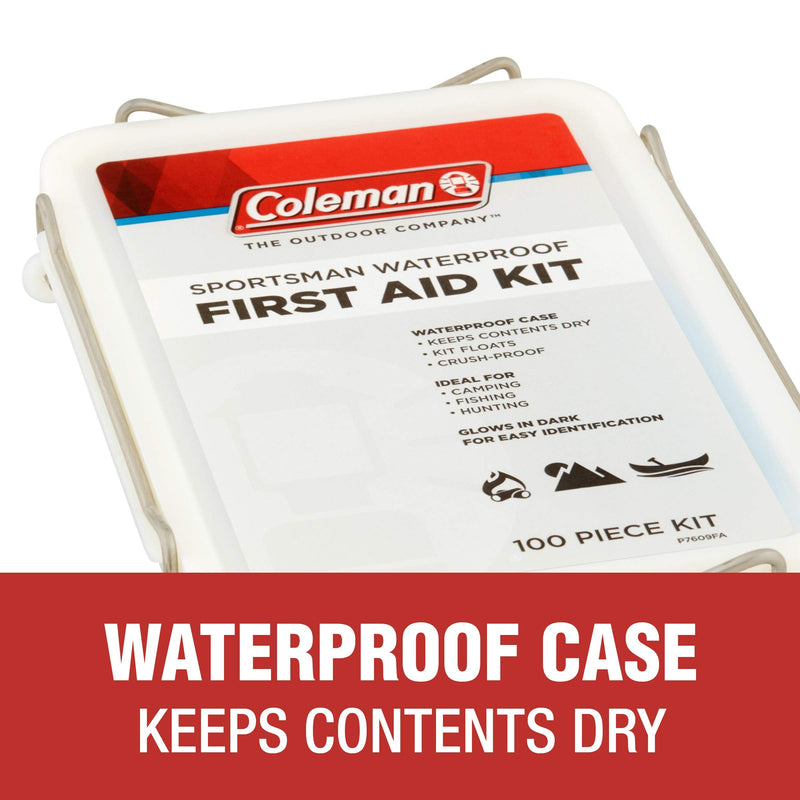  [AUSTRALIA] - Coleman Sportsman Waterproof First Aid Kit - 100 Pieces