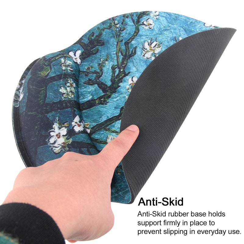 Mouse Pads for Computers Van Gogh Ergonomic Memory Foam Nonslip Wrist Support-Lightweight Rest Mousepad for Office,Gaming,Computer, Laptop & Mac,Pain Relief,at Home Or Work - LeoForward Australia