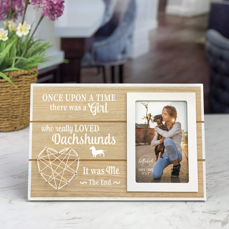  [AUSTRALIA] - GIFTAGIRL Dachshund Gifts for Women or Weiner Dog Gifts for Women - Our Dachsund Frames Make Great Daschund Gifts for Women and Perfect for Daschund Lovers. They Love Their Wiener Dog Gifts