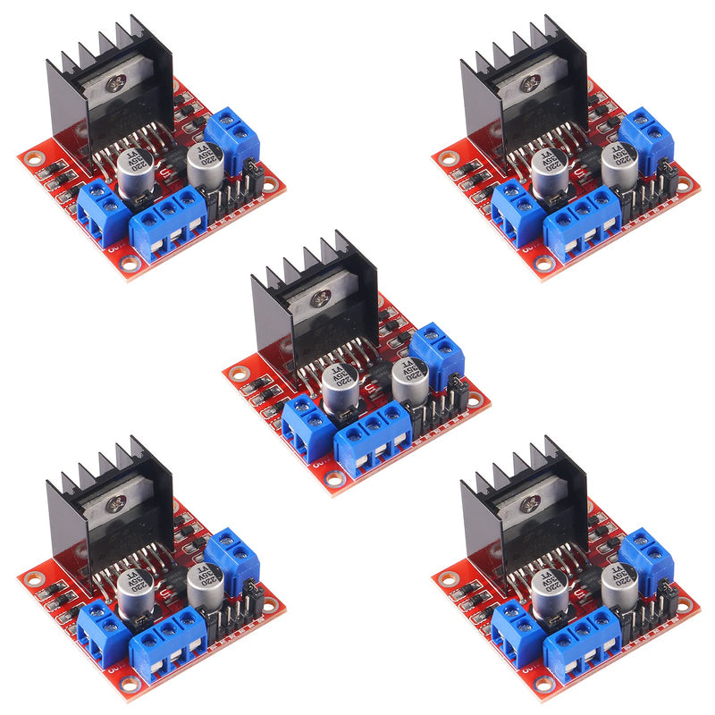  [AUSTRALIA] - D-FLIFE L298N Stepper Motor Driver Controller Board Dual H Bridge Module for Arduino Smart Car Power UNO MEGA R3 Mega2560