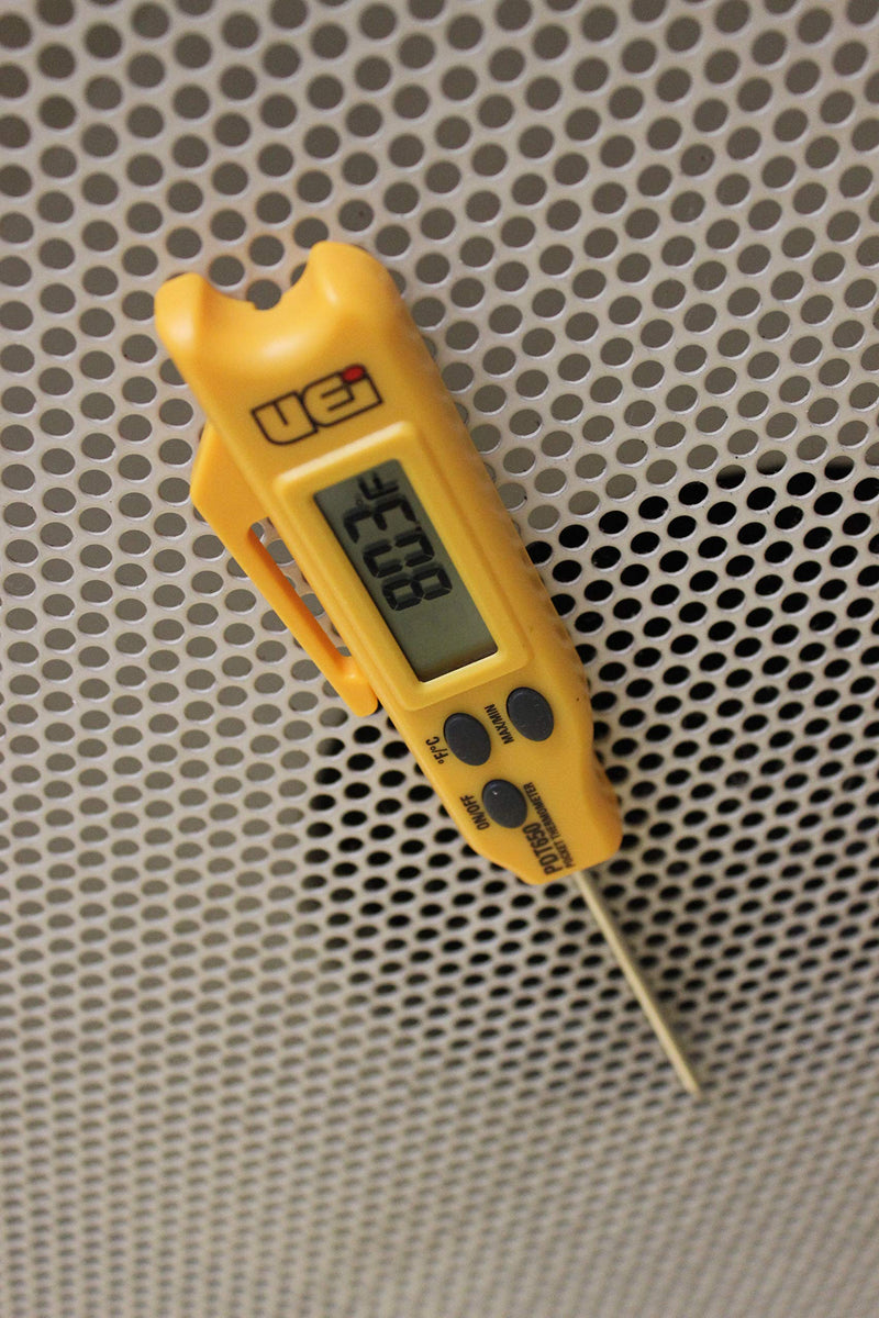  [AUSTRALIA] - UEi Test Instruments PDT650 Folding Pocket Digital Thermometer,Yellow 1