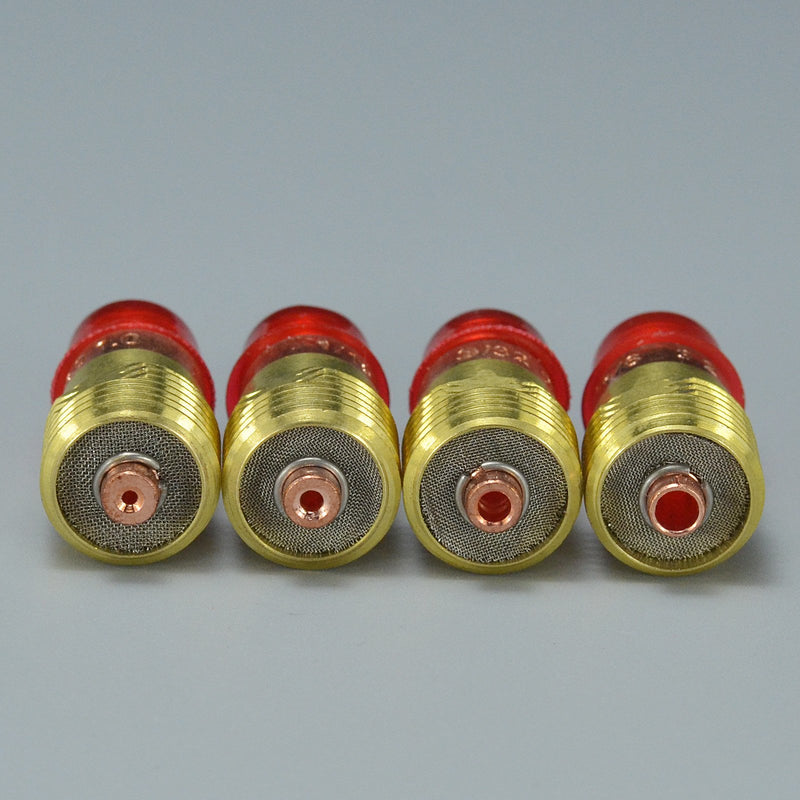  [AUSTRALIA] - TIG Welding Torches Stubby Gas Lens Collets Alumina Nozzles Back Cap Kits Fit SR WP 17 18 26 Torch 16pcs