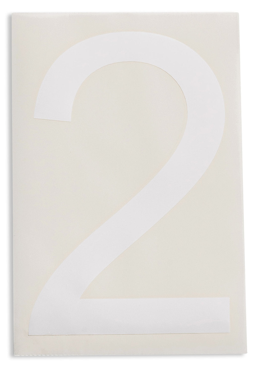  [AUSTRALIA] - Brady 121860 ToughStripe Die-Cut Polyester Tape, White Letter"2"(Pack of 20)