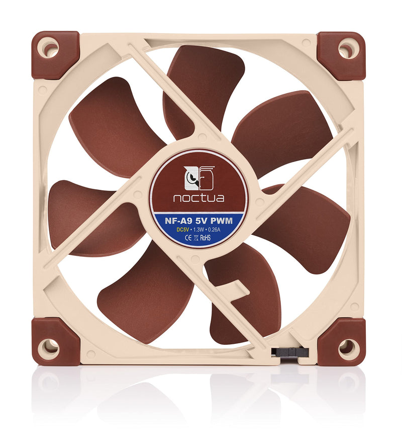  [AUSTRALIA] - Noctua NF-A9 5V PWM, Premium Quiet Fan with USB Power Adaptor Cable, 4-Pin, 5V Version (92mm, Brown)