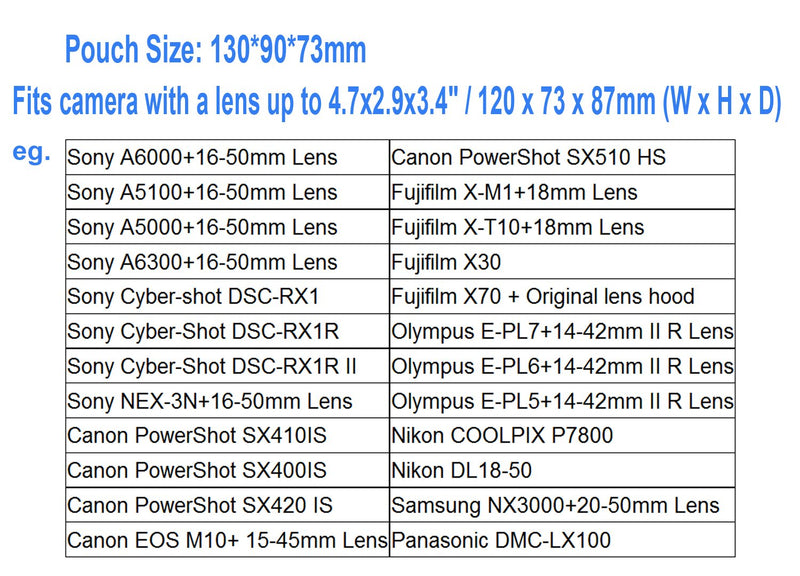  [AUSTRALIA] - Fotasy JJC Pink Water Resistant Ultra Light Neoprene Camera Case, Pouch Bag, Compatible with Sony a6600 a6500 a6400 a6300 a6100 a6000 a5100 +16-50mm Lens Pancake Lense & Panasonic LX100 LX100 II Sigma FP (OC-S1P)