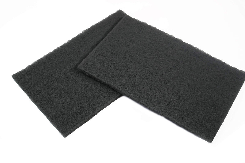  [AUSTRALIA] - Insta Finish Rectangle Scuff Pads - 6"x9" Size - 25 Gray ONLY (25 Pieces Total)