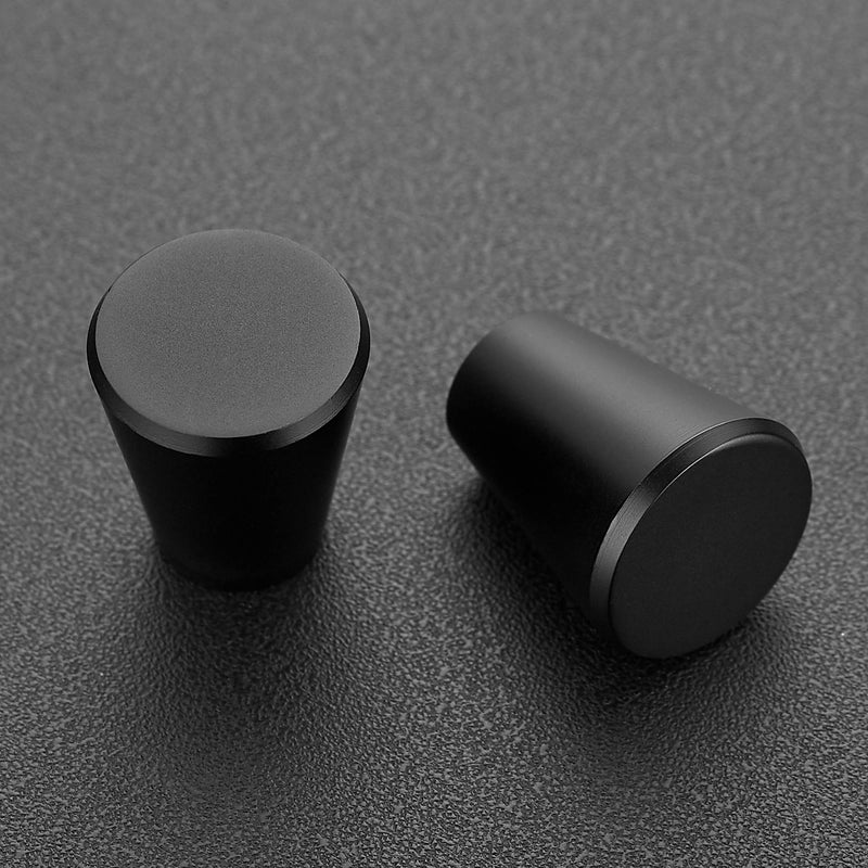  [AUSTRALIA] - Ravinte 1 Pack 3/4 inch Kitchen Cabinet Knobs Drawer Knobs Dresser Knobs Matte Black Knobs Drawer Pulls Door Knobs Dresser Drawer Handles Knobs for Dresser Drawers