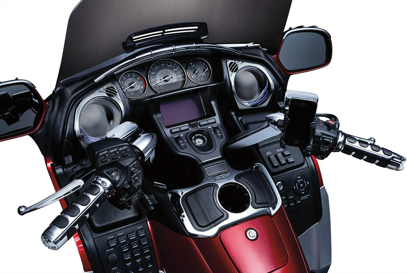  [AUSTRALIA] - Kuryakyn 1698 Motorcycle Accessory: Clutch/Brake Perch Mount Tech-Connect Cradle GPS Device/Phone Holder Mounting Kit, Standard, Black