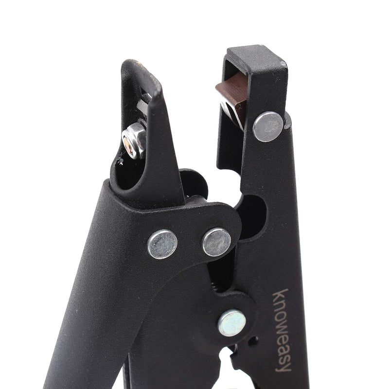  [AUSTRALIA] - Cable Tie Tool,Knoweasy Cable Tie Gun and Tensioning and Cutting Tool for Plastic Nylon Cable Tie or Fasteners Black
