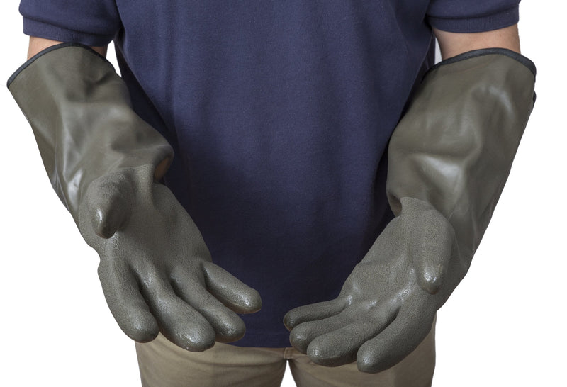  [AUSTRALIA] - Midwest 330 Extreme Cold Weather PVC Coated with Thinsulate Lined Decoy Hunting Gloves Brown