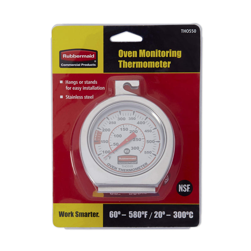 Stainless Steel Instant Read Oven/Grill/Smoker Monitoring Thermometer Metallic - LeoForward Australia