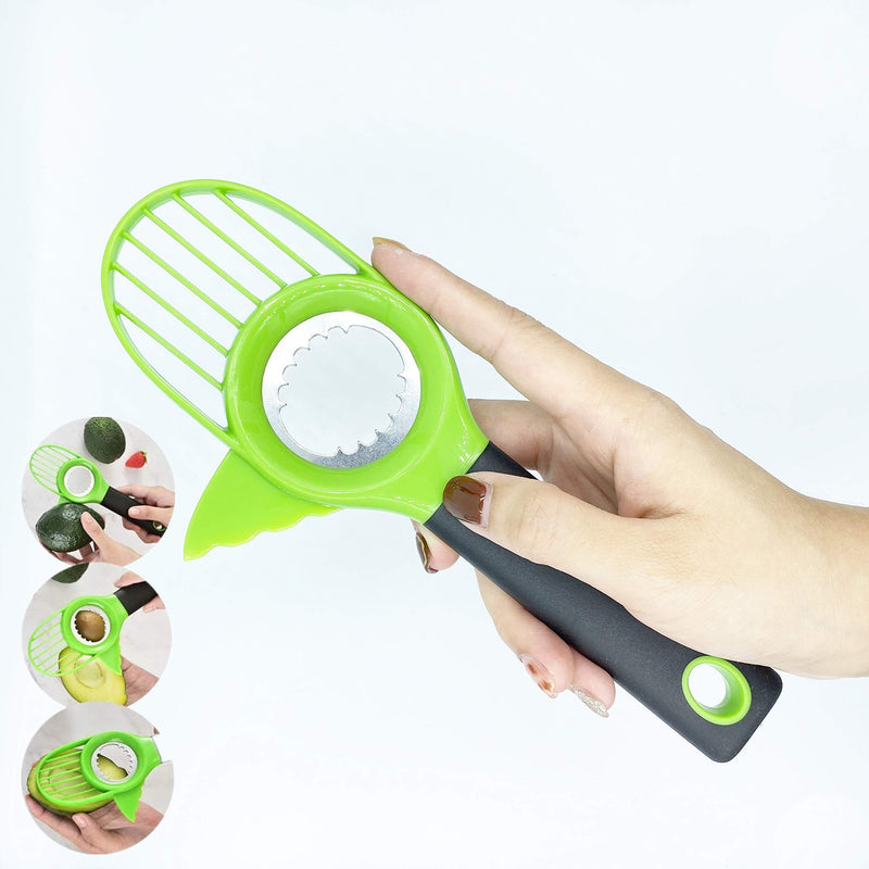  [AUSTRALIA] - Avocado Peeler-Avocado Slicer-Avocado Cutter Fruit-3 In 1 Vegetable Peeler Kitchen Tools