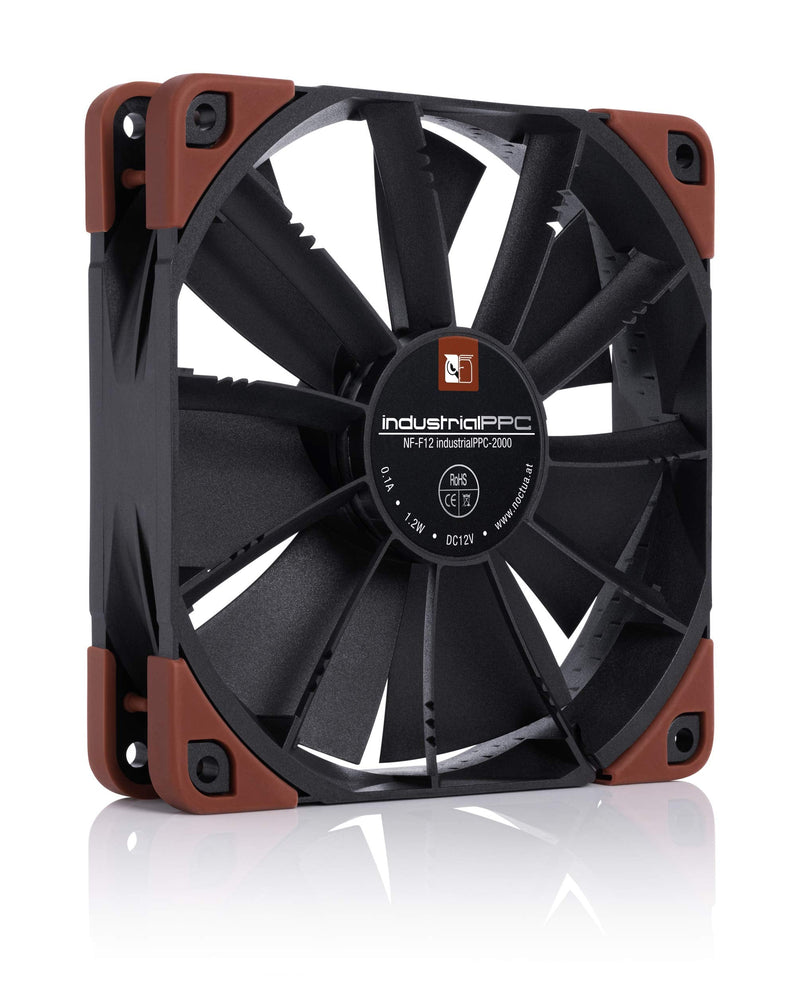  [AUSTRALIA] - Noctua NF-F12 iPPC-2000, Heavy Duty Cooling Fan, 3-Pin, 2000 RPM (120mm, Black)