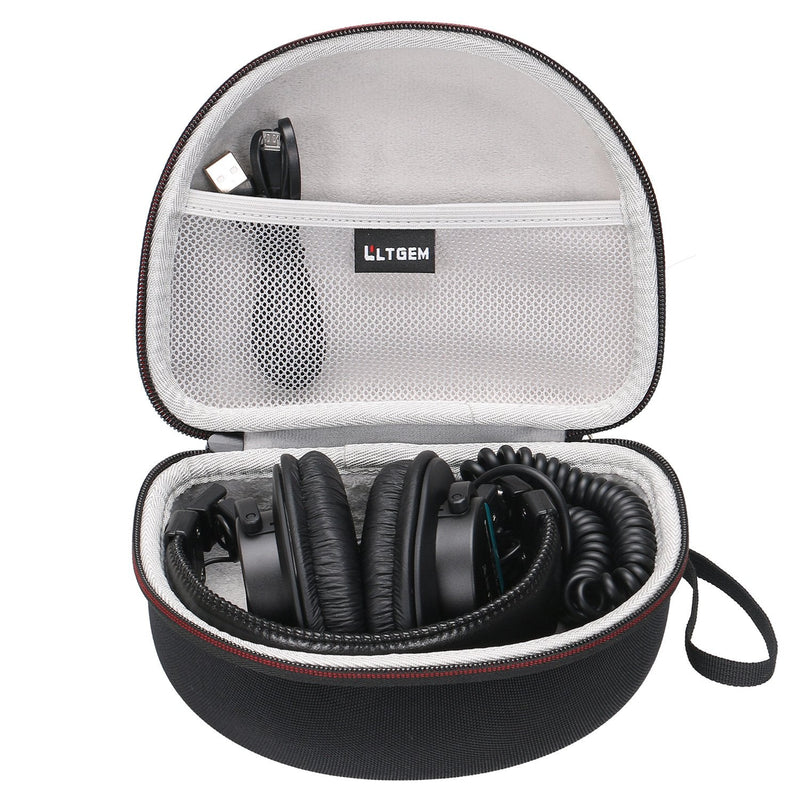  [AUSTRALIA] - LTGEM Hard Headphones Case for Sony MDR7506 Professional Large Diaphragm Headphone - Travel Carrying Storage Bag A-Gray