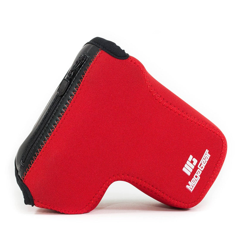  [AUSTRALIA] - MegaGear Ultra Light Neoprene Camera Case Compatible with Sony Alpha A6400, A6500 (up to 16-70mm Lens) Red