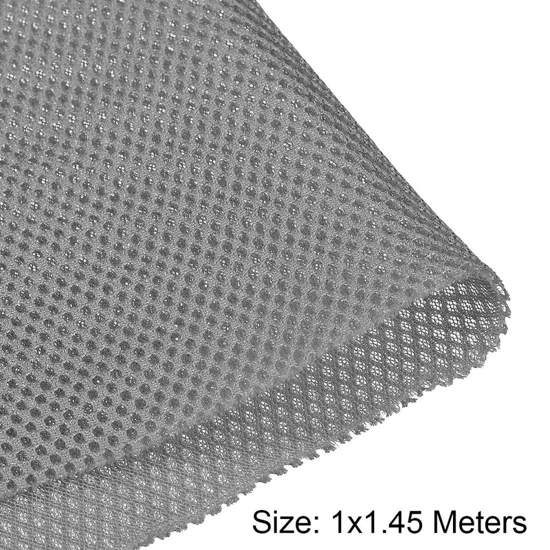  [AUSTRALIA] - uxcell Gray Speaker Mesh Grill Stereo Fabric Dustproof 1x1.45M 40 x 57 inch