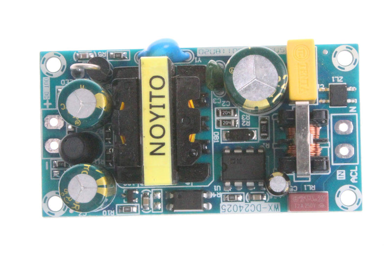  [AUSTRALIA] - NOYITO AC to DC Isolated Power Supply Module AC 120V 100V - 265V to DC 24V 1A 24W Peak 24V 1.5A 36W Max Power Module with Overvoltage Overload Short-Circuit Protection (24V 1A Peak 1.5A) 24V 1A / Peak 1.5A Blue