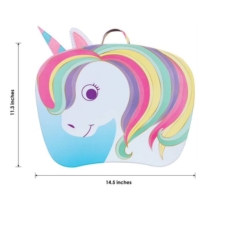 LapGear Lap Pets Lap Desk for Lil' Kids - Unicorn - Fits up to 11.6 Inch laptops - Style No. 46747,14. 5" X 11. 3" - LeoForward Australia