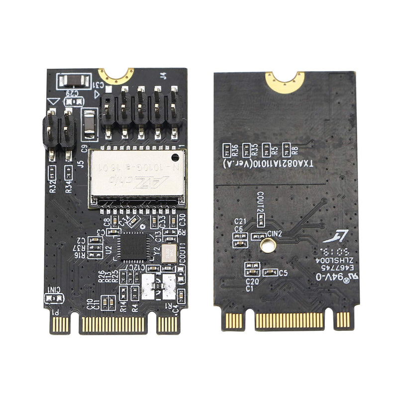  [AUSTRALIA] - SinLoon M.2(B-Key/M-Key) to PCI-E Gigabit Ethernet Card PCI-Express Network Card 10/100/1000Mbps Drive-Free RJ45 LAN NIC Card for Desktop PC